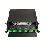 Adaptador de Acoplamiento de Fibra Óptica Verde SC-SC con Brida - Conector de Extensión de Cable Patch Modo Único y Multimodo, Baja Pérdida de Inserción, Buena Repetibilidad, Estabilidad Intercambiable, Diseño Compacto para un Fácil Manejo