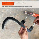 Herramienta de desmalezamiento agrícola de forma hoz, afilada para poda de alta montaña, utilizada para cosechar coco, mango y nueces de betel, hoz de uso exterior ampliamente utilizada.