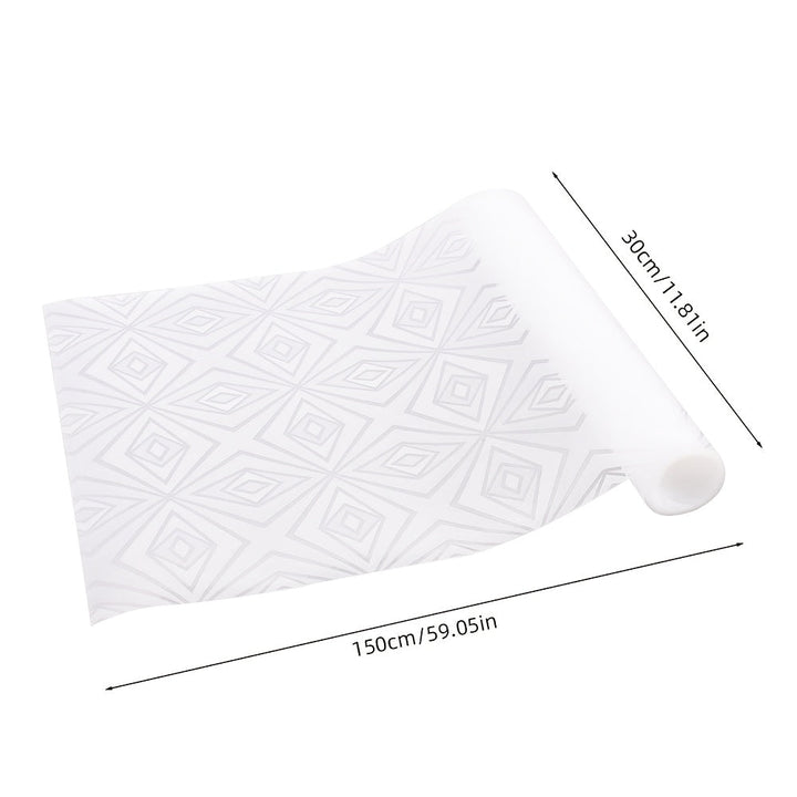 1 Rollo de Forro de Estantería y Cajón Claro, 29,97 cm * 149,86 cm Forros de Gabinete Premium sin Adhesivo y Antideslizantes para Protección contra Rasguños, escritorio, Refrigerador, Estanterías, Cajones con Diseño Moderno