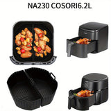 2 piezas de Tapetes de Silicona para Freidora de Aire, Compatibles con Bandejas de Silicona para Freidora N200, Moldes de Horneado Reutilizables, Accesorios para Freidora de Aire, Ideales para Fiestas