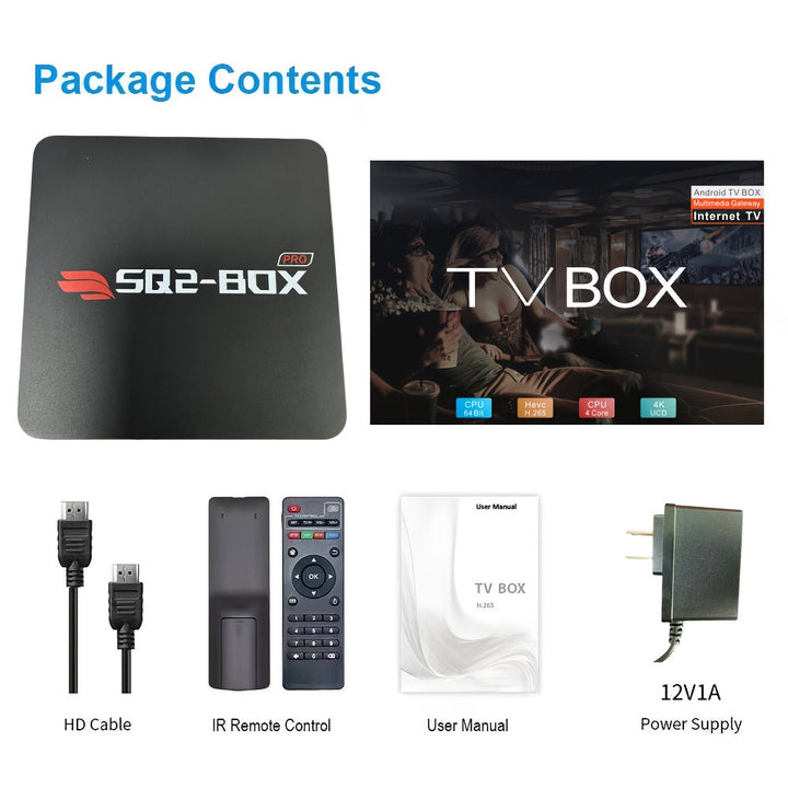 Reproductor de TV Android 13.0 Quad-Core 1G+8G sin varillas Ultra HD 4Kx2K BT 5.0 Caja Inteligente OTT para Entretenimiento en Casa