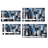 1pc Alfombra de decoración de Navidad, geométrico abstracto, estilo nórdico, antideslizante, lavable en máquina, fibra de poliéster 100%, para salón, sofá, mesa de café, mesita de noche, mesa de comedor, cocina, sala de juegos, interior, exterior, jardín