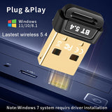 Adaptador de Red sin varillas USB 5.4, WiFi y Doble Banda, Plug and Play para Windows 11/10/8.1, Compatible con Dispositivos Alimentados por USB, Transferencia Rápida de Datos, Sin Necesidad de Fuente Externa, Adaptador Portátil, Conexión Fiable, Recibid