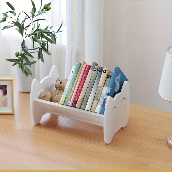 Estantería de Escritorio Compacta de PVC - Diseño de Fácil Inserción, Organizador de Almacenamiento Ligero para Oficina y Hogar, Organizador de Escritorio y Cajón para Almacenamiento Doméstico