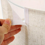 2-Unidades de Sombrillas de Lámpara de Lino Modernas Beige - Hechas a Mano, Encaje de Araña, No Necesita Electricidad ni Batería - Versátiles para Lámparas de Mesa, Lámparas de Piso y Candelabros - 30.48x20.32 cm