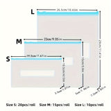 45/20/30/40pcs Bolsas de Almacenamiento Reutilizables] Bolsas de Almacenamiento Reutilizables de 45/20/30/40pcs, Bolsa de Conservación con Cremallera, Bolsa de Almacenamiento para Clasificación de Alimentos, Bolsa Sellada para Conservación de Alimentos,