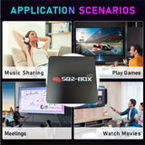 Reproductor de TV Android 13.0 Quad-Core 1G+8G sin varillas Ultra HD 4Kx2K BT 5.0 Caja Inteligente OTT para Entretenimiento en Casa