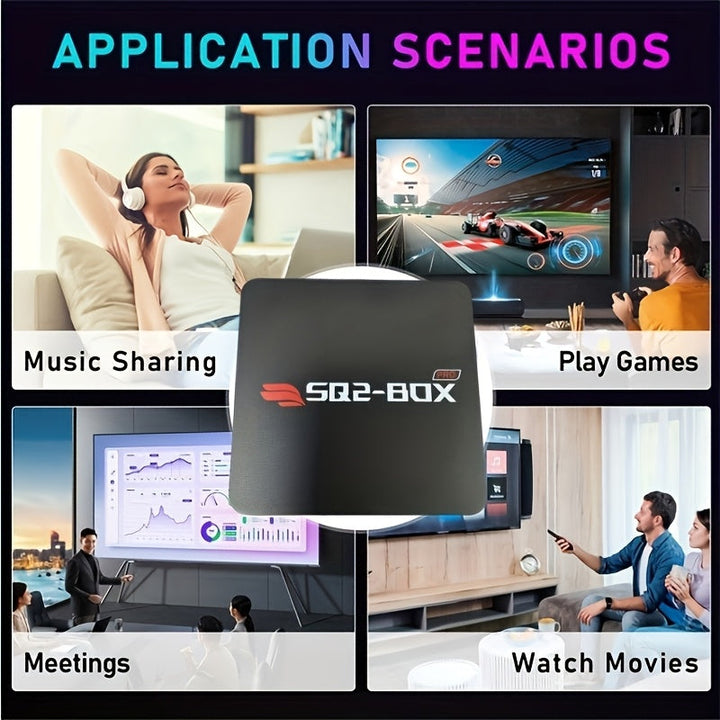 Reproductor de TV Android 13.0 Quad-Core 1G+8G sin varillas Ultra HD 4Kx2K BT 5.0 Caja Inteligente OTT para Entretenimiento en Casa