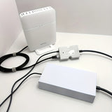 YAOSHENG Gen 3 V4 Adaptador Ethernet PoE Starlink SPX de 250W 2 en 1 con Cable Integrado - 135W, Compatible con HomeKit, Protección contra Sobretensión y Sobreintensidad para Cámaras IP, APs Inalámbricos, Alimentación Red para Dispositivos, Equipo Modern