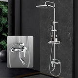 1 Juego de Ducha de Lujo Multifuncional, Cabeza de Ducha de Grifo de Cobre, Juego de Baño de Hogar, Equipado con Cabeza de Ducha de 11,81 Pulgadas de Ancho, Regalo de Halloween/Navidad, Accesorios de Baño de Hogar