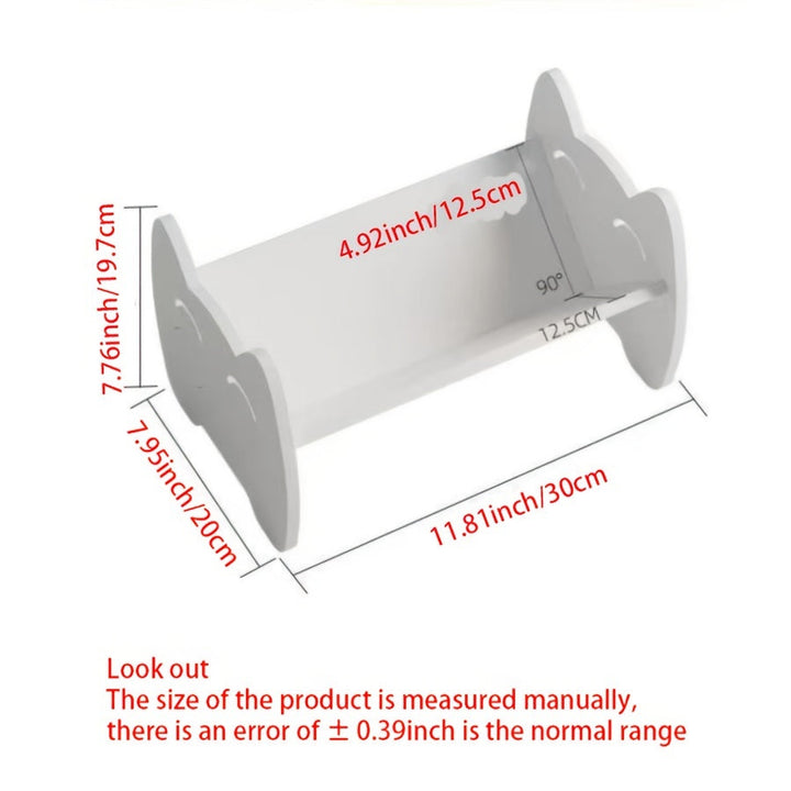 Estantería de Escritorio Compacta de PVC - Diseño de Fácil Inserción, Organizador de Almacenamiento Ligero para Oficina y Hogar, Organizador de Escritorio y Cajón para Almacenamiento Doméstico