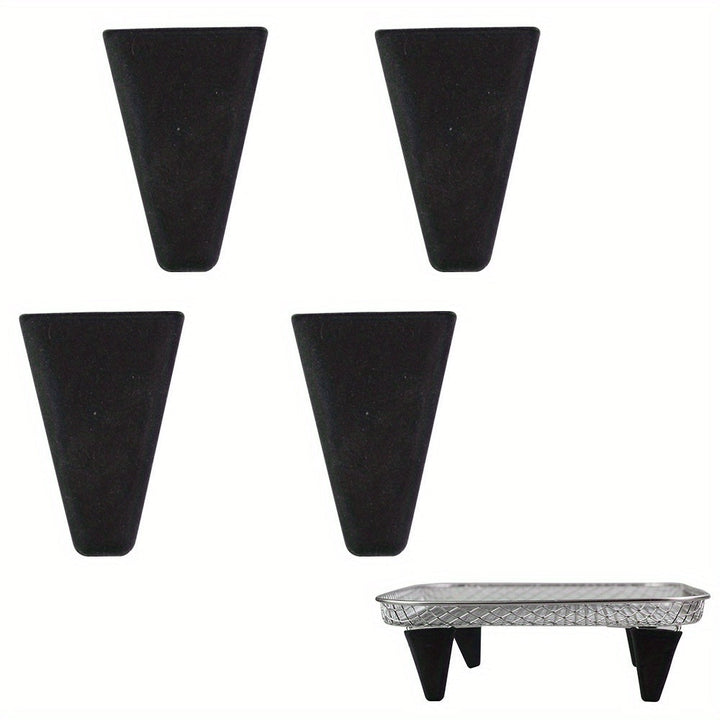 Accesorios para freidora de aire: funda de silicona laminada de tres capas, base de silicona, rejilla deshidratadora, almohadilla protectora de esquina y base alta