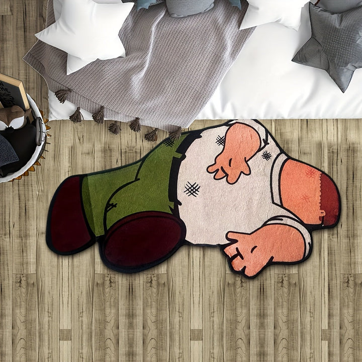 Alfombra de personaje de anime - Super suave, lavable, antideslizante con diseño de personaje vibrante para dormitorio, sala de estar o entrada - Regalo perfecto para fans de anime, decoración navideña y cumpleaños, habitación anime