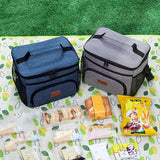 Nevera Térmica para Almuerzo Aislada y Antifugas, Bolsa de Transporte para Picnic al Aire Libre con Capas Reforzadas, Ideal para Escuela o Viajes – Bolsa Térmica para Comida No Alimentaria