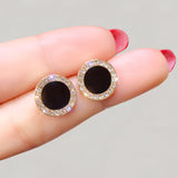 1 Par de Pendientes para Mujer de Gran Venta, Geometría Versátil y Elegante con Circonia, Lujo Ligero y Adornos Exclusivos para las Orejas