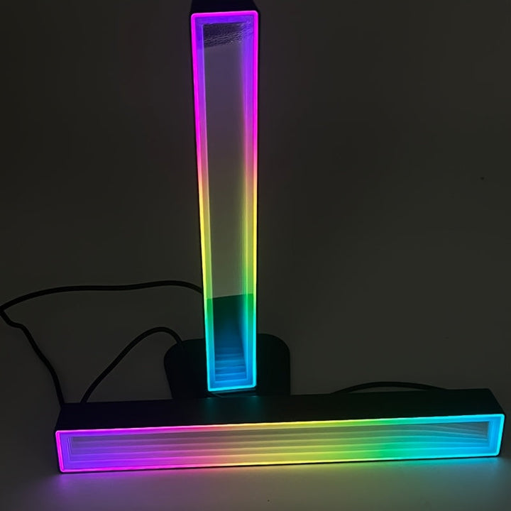 Luces LED, luces inteligentes LED, control remoto 5V, sincronización con música, encendido programado, luz nocturna RGB ambiental para escritorio, ideal para juegos, fiestas y escenas especiales, regalo perfecto
