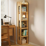 1 estante de suelo para el hogar independiente, pequeño y estrecho, que ahorra espacio, multiusos, con material de madera sólida, duradero, adecuado para sala de estar, dormitorio, estudio, etc., elección perfecta para el hogar.