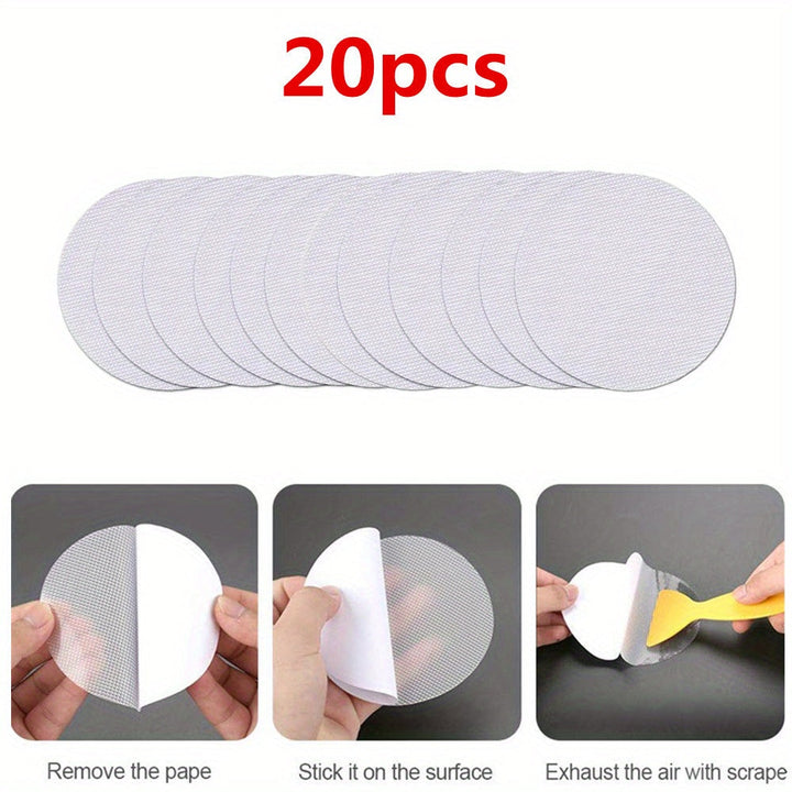 10/20/40 adhesivos antideslizantes transparentes para bañera - Pegatinas de seguridad PEVA para ducha, redondas y alargadas, fáciles de instalar, sin residuos, alta calidad, para bañera, ducha y entrada
