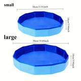 Baño de pies plegable portátil para piscina, bañera de pies plegable de PVC compuesto, bañera para mascotas, piscina de juego de agua, esencial para accesorios de limpieza multifuncionales, adecuado para 21 actividades durante todo el año.