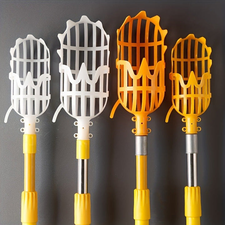1pc Cabezal Recogedor de Frutas Portátil - Empuñadura Ergonómica Antideslizante, Diseño Hueco para la Cosecha Segura de Frutas, Herramienta Duradera para Manzanas, Naranjas y Bayas - Herramienta Fácil para Recolectar Frutas en Casa y Granja