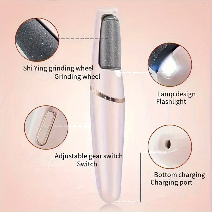 Kit de cuidado eléctrico para pies recargable. Elimina la piel seca y deja los pies más suaves. Un regalo ideal para el cuidado de los pies y eliminación de callosidades