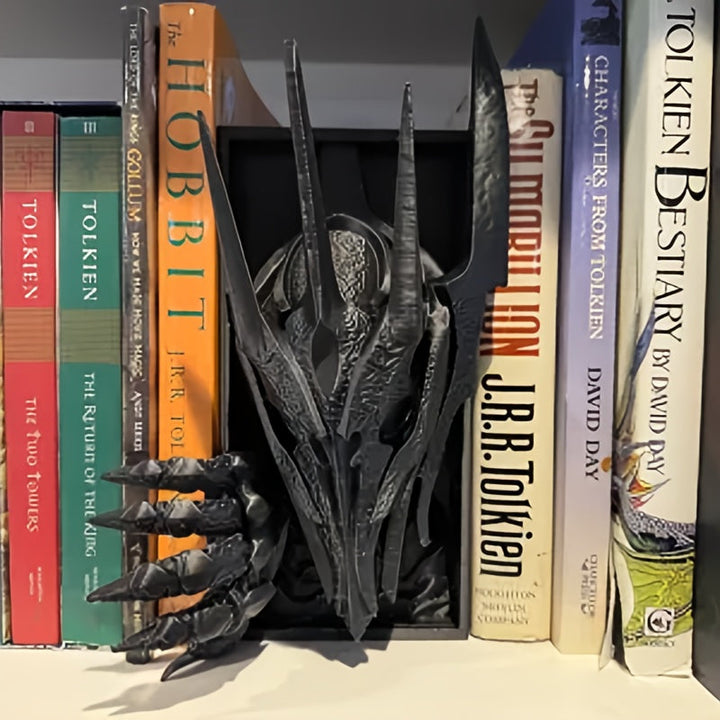 Estantería Fantástica - Diseño de Mano de Calavera Sauron Impreso en 3D, Decoración de Escritorio en Plástico Duradero, Regalo para Hombres, Ideal para Oficina o Hogar, Adorno para Estantes, Presente para Fiestas y Celebraciones