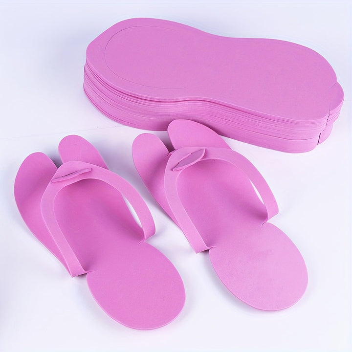 10 pares de bañeras de pies de SPA desechables, belleza, hotel, playa, zapatillas portátiles S53