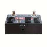 GOKKO Pedal de Bajo - Efecto Fuzz Octava Alta con Doble Interruptor (Encendido/Apagado), Control de Voltaje, True Bypass, Alimentación USB, Construcción en Aluminio Resistente para Bañistas y Guitarristas Eléctricos - GK-31, Grabación de Estudio, Calidad