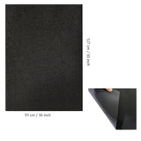 Paquete individual de 91,44 x 127,0 pulgadas para parrilla al aire libre, 60,96 x 73,66 pulgadas para fregadero, reutilizable, fácil de limpiar, superficie protectora para tierra o césped, con material plástico duradero