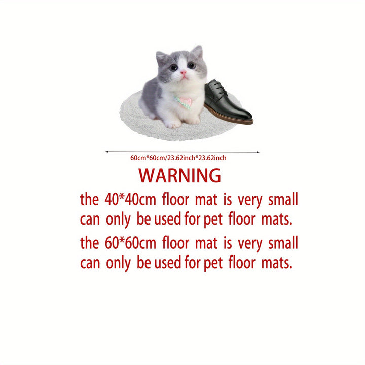 Alfombra Redonda Blanca Pura para Sala de Estar y Dormitorio, Alfombra de Noche, Alfombra para Pies, Alfombra para Silla de Computadora, Alfombra de Yoga