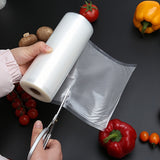 Bolsas de sellador de vacío AGASHE de 15 metros (opciones de 20/25/28/30 cm) - Clase alimentaria, diseño reforzado y hermético para carne, pescado, verduras, compatible con todas las máquinas de vacío.