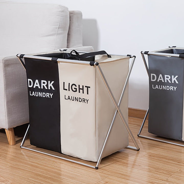 Caixa de Almacenamiento para Juguetes Infantiles, Cesta Organizadora de Juegos, Canastas y Cajas para Uso Doméstico | Adecuada para el Cuarto Familiar, Cesto Multifuncional con Estructura Metálica Resistente, Accesorios de Lavandería, Secador de Ropa