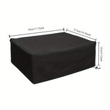 1pc Tapa de polvo para tocadiscos de vinilo retro - Protector de altavoz de tocadiscos impermeable para el hogar sin operación de batería