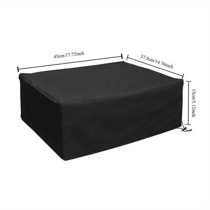 1pc Tapa de polvo para tocadiscos de vinilo retro - Protector de altavoz de tocadiscos impermeable para el hogar sin operación de batería