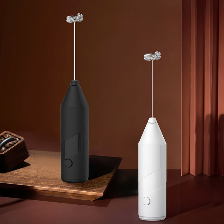 Batidora de mano eléctrica, batidor de huevos, espumador de leche para café, latte y capuchino, licuadora de matcha, 1 unidad, accesorios de cocina