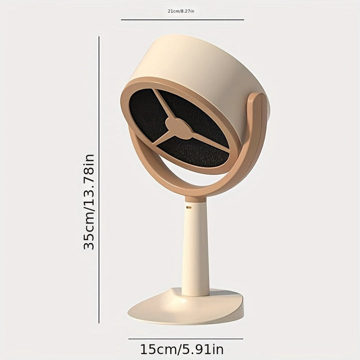 GVTCO Purificador de humo portátil con 12 piezas de filtro de carbón activado, ventilador de cocina de escritorio, ángulo ajustable de 125°, alimentación USB (requiere adaptador de 5V-2A), bajo ruido, ideal para uso en casa y cocina - Purificación de hum