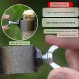 Herramienta de desmalezamiento agrícola de forma hoz, afilada para poda de alta montaña, utilizada para cosechar coco, mango y nueces de betel, hoz de uso exterior ampliamente utilizada.