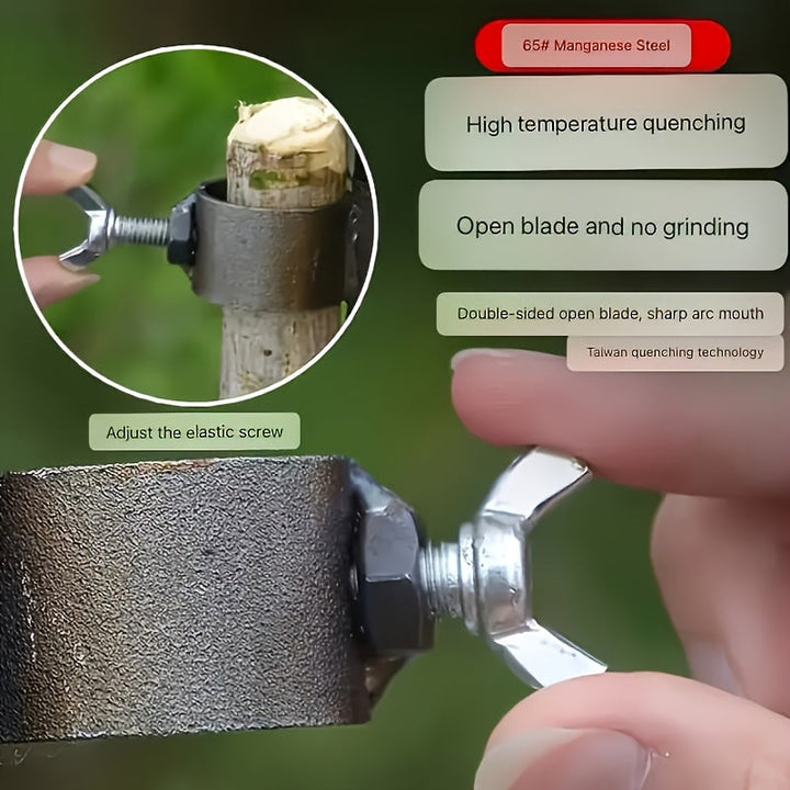 Herramienta de desmalezamiento agrícola de forma hoz, afilada para poda de alta montaña, utilizada para cosechar coco, mango y nueces de betel, hoz de uso exterior ampliamente utilizada.