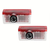 2 piezas de lámpara de puerta, proyector LED de sombra fantasma, láser educado para Mercedes, sin batería.