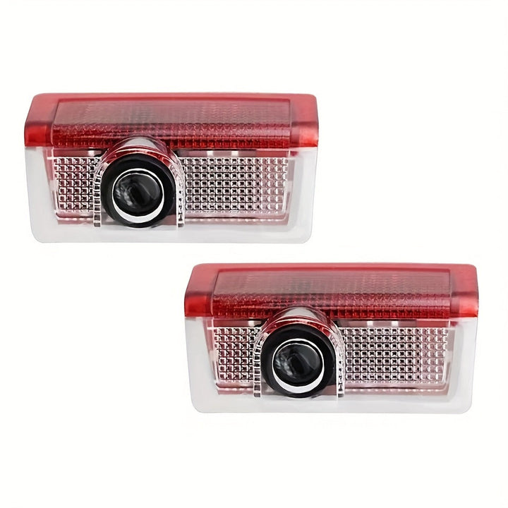 2 piezas de lámpara de puerta, proyector LED de sombra fantasma, láser educado para Mercedes, sin batería.