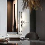 Ezos 1 pieza, lámpara de pared para comedor con LED, lámpara de tocador de baño con LED, isla de cocina, lámpara de pared larga, perfecta para restaurantes, cafeterías, 3 brillo ajustable, sala de estar, lámpara de pared semi-retráctil para dormitorio, a
