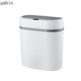 Bolsa de basura automática con tapa inalámbrica, duradera, alimentada por batería, a prueba de olores, ideal para el hogar, la cocina y el baño - Diseño moderno para interiores, bolsa de basura para baño