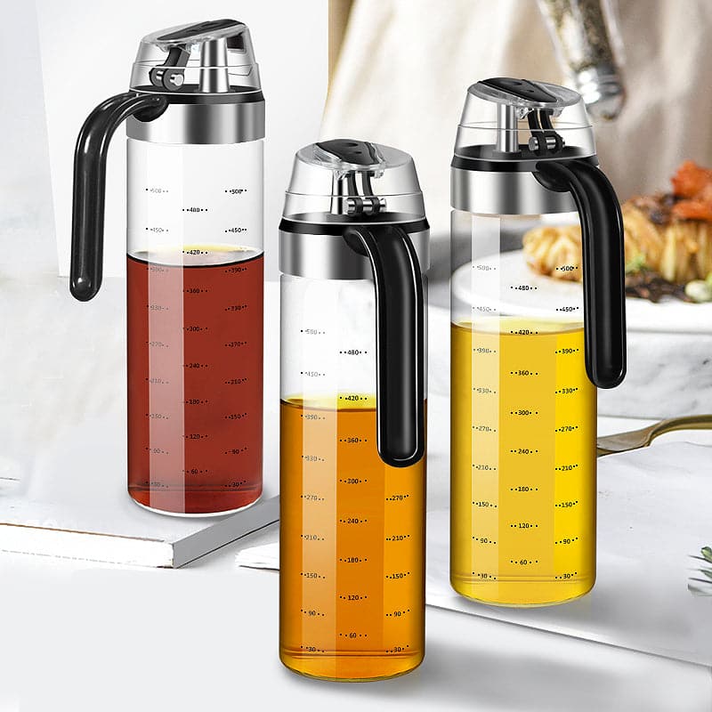 Dispensador De Vidrio Para Aceite O Vinagre 550ml