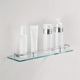 1 estante de vidrio rectangular, versátil para cocina, baño y fácil de instalar