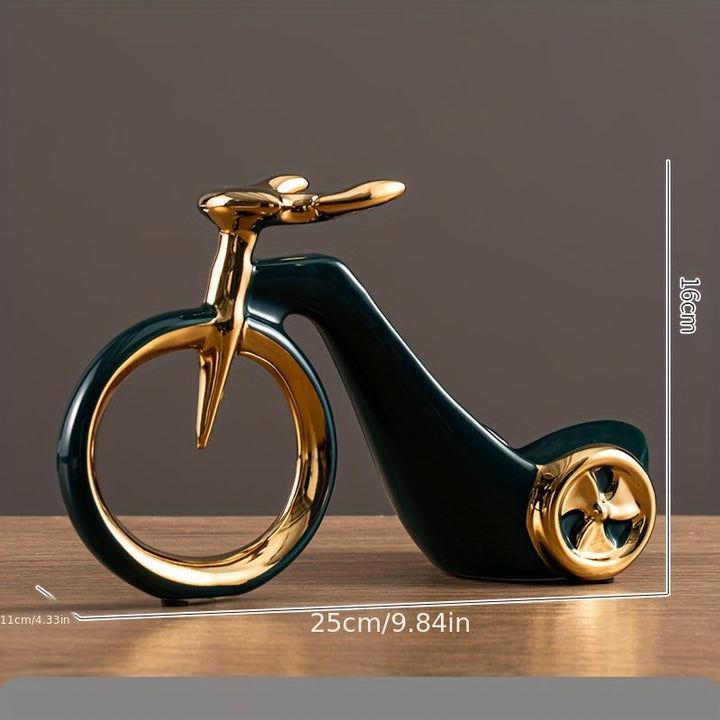 Estante de Vino con Forma de Bicicleta Vintage - Decoración Elegante para el Hogar y Exhibición de Almacenamiento para Cocina y Bar