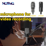 2 piezas de filtro de pop para micrófono - Cubierta de pantalla de viento de espuma para micrófono AT2020 ATR2500 AT2035 para grabación de video y podcast.