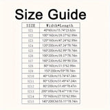 1 pieza, Alfombra de Mesita de Noche para Dormitorio o Sala de Estar