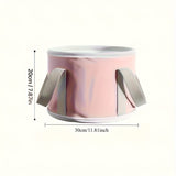 1 pieza, cubo de baño portátil plegable para pies, aislamiento profundo de tobillo, uso doméstico y de dormitorio, fácil limpieza, diseño plegable para viajes, tratamiento de pedicura | Masajeador de pies portátil | Diseño plegable, tratamiento de pies