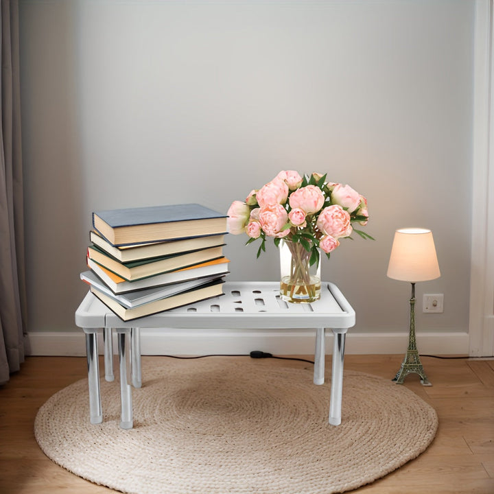 Estante extensible multifuncional de 1 pieza, accesorios de cocina, organizador de especias, tamaño grande, estante de almacenamiento para utensilios de cocina, separador de gabinete, organizador de ollas. Estante de almacenamiento extensible para debajo