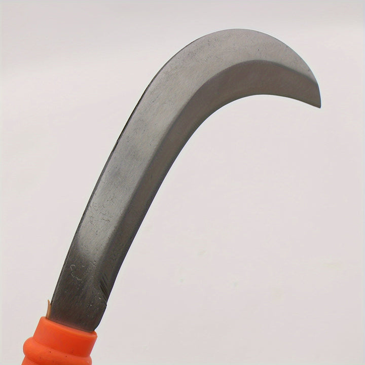 Navaja de Corte, Navaja para Coco, Navaja para Piña, Tijeras de Poda y Deshierbe de Acero Manganeso en Forma de Media Luna para Jardinería